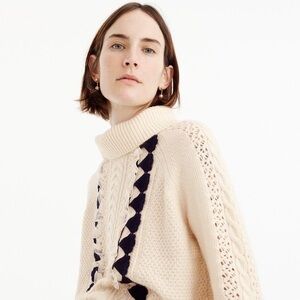 J. Crew embellished sweater